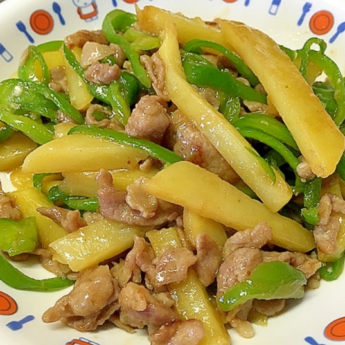 子供が喜ぶ じゃがいもでチンジャオロース レシピ 作り方 By まいまい917 楽天レシピ